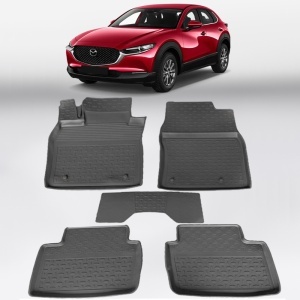 Covoare MAZDA CX-30 2019-prezent - tip tavita - 100% cauciuc - SEINTEX