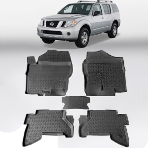 Covoare NISSAN Pathfinder III 2004-2014 - tip tavita - 100% cauciuc - SEINTEX