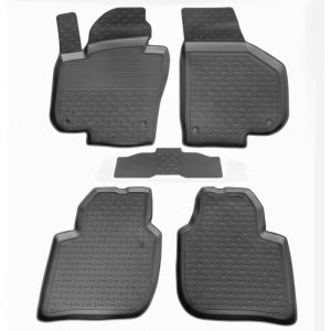 Covoare SKODA Superb II 2008-2015 - tip tavita - 100% cauciuc - SEINTEX