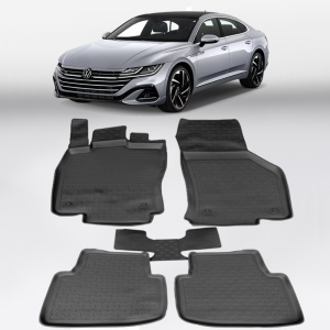Covoare VW Arteon 2017-prezent - tip tavita - 100% cauciuc - SEINTEX