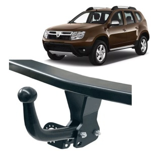 DACIA Duster I 2010-2017 - Kit carlig de remorcare ( Carlig + sistem cablaj dedicat) Pachet Complet