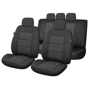Huse scaune auto compatibile VW Passat B7 2010-2015 PREMIUM LUX (Negru UMB4)