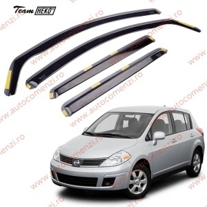 Paravanturi Heko NISSAN Tiida II 2004-2011 Hatchback/Scurt (set fata-spate)