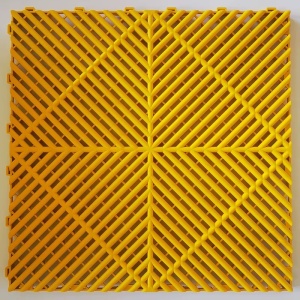 Pardoseala modulara ventilata 40 x 40 x 1,8 cm / Galben