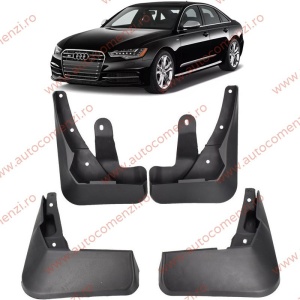Set 4 aparatori noroi dedicate AUDI A6 C7 2015-2018 Facelift Sedan