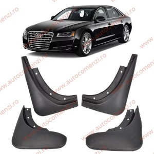 Set 4 aparatori noroi dedicate AUDI A8 D4 2009-2013 Pre-Facelift (varianta lunga)