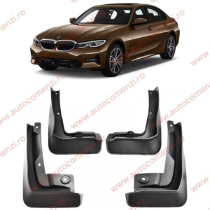Set 4 aparatori noroi dedicate BMW Seria 3 G20 / G28 2022-2025 Facelift (cu pachet M)
