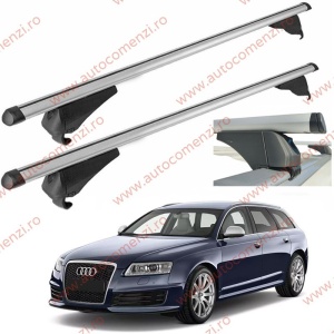 Set bare portbagaj AUDI A6 C6 2004-2011 Combi - Aluminiu / cu cheie antifurt