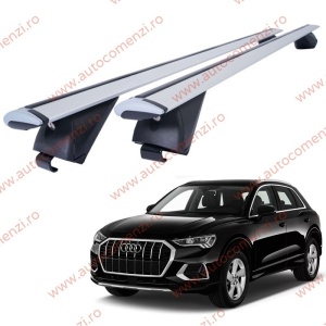 Set bare portbagaj AUDI Q3 II (F3) 2018-2025 - Wingbar - Aluminiu / cu cheie antifurt