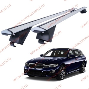 Set bare portbagaj BMW Seria 3 G21 2018-prezent Combi - Wingbar - Aluminiu / cu cheie antifurt