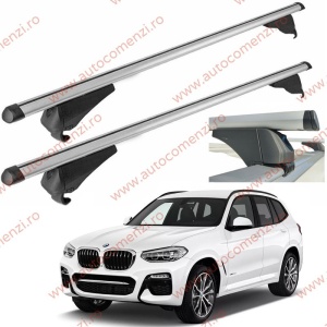 Set bare portbagaj BMW X3 G01 2017-2023 - Aluminiu / cu cheie antifurt