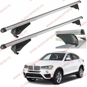 Set bare portbagaj BMW X4 F26 2014-2018 - Aluminiu / cu cheie antifurt