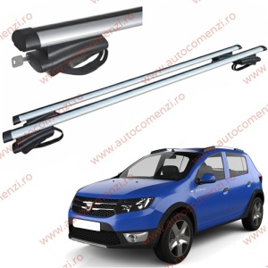 Set bare portbagaj cu cheie DACIA Sandero Stepway II 2012-2020 - ALUMINIU