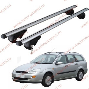 Set bare portbagaj FORD Focus I 1998-2004 Combi - cu cheie antifurt / Aluminiu - 120 cm