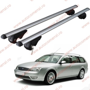 Set bare portbagaj FORD Mondeo MKIV 2007-2010 Pre-Facelift Combi - cu cheie antifurt / Aluminiu - 120 cm