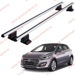 Set bare portbagaj HYUNDAI i30 II 2011-2017 Hatchback - cu cheie antifurt / Aluminiu