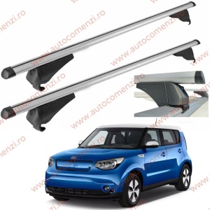 Set bare portbagaj KIA Soul II 2013-2019 - Aluminiu / cu cheie antifurt