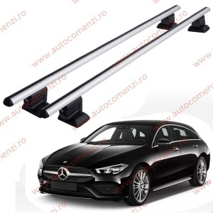 Set bare portbagaj MERCEDES CLA X118 2019-2025 Combi - cu cheie antifurt / Aluminiu