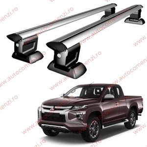 Set bare portbagaj MITSUBISHI L200 V 2015-2023 - Wingbar - cu cheie antifurt / Aluminiu