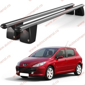 Set bare portbagaj PEUGEOT 307 2001-2008 (prindere in puncte fixe)