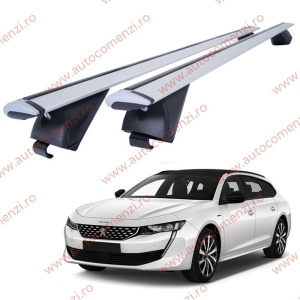 Set bare portbagaJ PEUGEOT 508 II 2018-prezent Combi (fara panoramic) - Wingbar - Aluminiu / cu cheie antifurt
