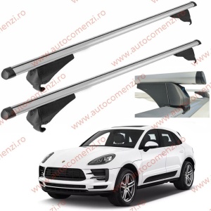 Set bare portbagaj PORSCHE Macan I 2014-2024 - Aluminiu / cu cheie antifurt