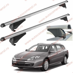 Set bare portbagaj RENAULT Laguna III 2008-2015 Combi - ALUMINIU / cu cheie antifurt