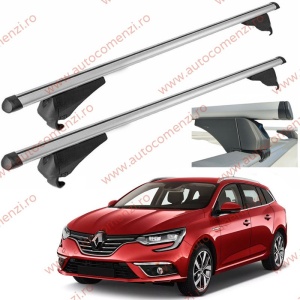 Set bare portbagaj RENAULT Megane IV 2016-prezent Combi - Aluminiu / cu cheie antifurt