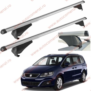 Set bare portbagaj SEAT Alhambra II 2010-2020 - Aluminiu / cu cheie antifurt