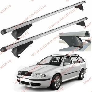 Set bare portbagaj SKODA Octavia I 1996-2010 Combi - Aluminiu / cu cheie antifurt