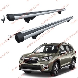 Set bare portbagaj SUBARU Forester V (SK) 2018-2025 - Aluminiu / cu cheie antifurt - 120 cm