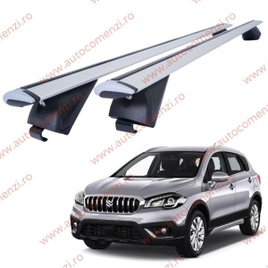 Set bare portbagaj SUZUKI SX4 S-Cross II 2013-2021 - Wingbar - Aluminiu / cu cheie antifurt