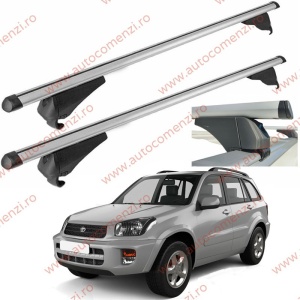 Set bare portbagaj TOYOTA Rav 4 (XA20) 2000-2005 - Aluminiu / cu cheie antifurt