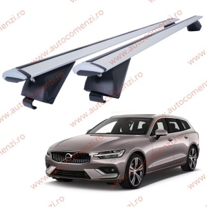Set bare portbagaj VOLVO V60 II 2018-prezent - Wingbar - Aluminiu / cu cheie antifurt