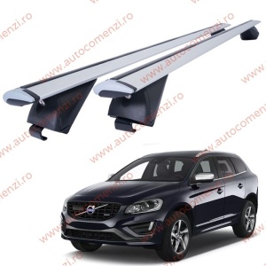 Set bare portbagaj VOLVO XC60 I 2008-2016 - Wingbar - Aluminiu / cu cheie antifurt