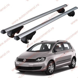 Set bare portbagaj VW Golf Plus (Cross Golf) 2004-2014 - cu cheie antifurt / Aluminiu - 120 cm