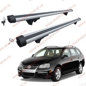 Set bare portbagaj VW Jetta V 2005-2010 Combi - Aluminiu / cu cheie antifurt - 120 cm