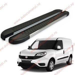 Set praguri FIAT Doblo II 2010-2022 Scurt (praguri + kit montaj)