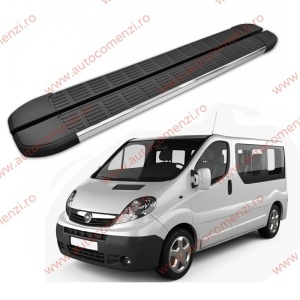 Set praguri OPEL Vivaro A 2001-2014 - varianta lunga (praguri + kit montaj)