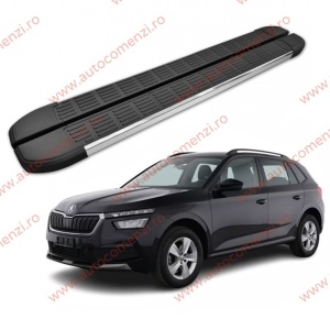 Set praguri SKODA Kamiq 2019-prezent (praguri + kit montaj)