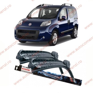 Set stergatoare parbriz FIAT Qubo 2008-2020 (sofer + pasager) BOSCH
