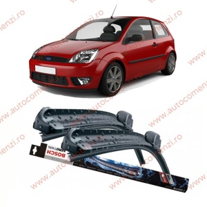Set stergatoare parbriz FORD Fiesta V 2002-2008 (sofer + pasager) BOSCH