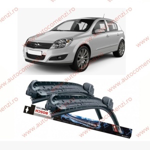 Set stergatoare parbriz OPEL Astra H 2004-2014 (sofer + pasager) BOSCH