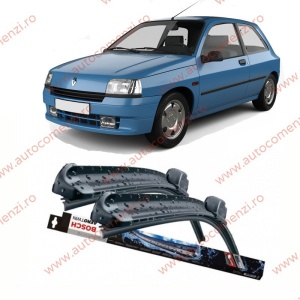 Set stergatoare parbriz RENAULT Clio I 1990-1998 (sofer + pasager) BOSCH