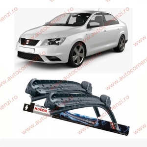 Set stergatoare parbriz SEAT Toledo IV 2012-2019 (sofer + pasager) BOSCH