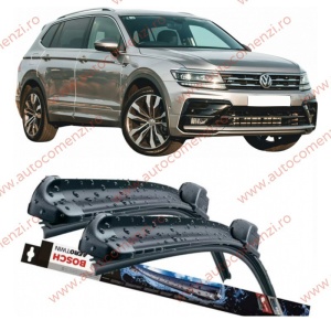 Set stergatoare parbriz VW Tiguan II 2016-2024 (sofer + pasager) BOSCH
