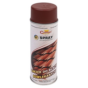 Spray vopsea Champion pentru tabla Maro + Rosu 400ml