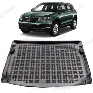 Tavita Portbagaj cauciuc SKODA Karoq 2017-prezent (4X2 - cu roata de rezerva mica) - REZAW PLAST