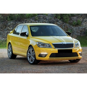 Capace oglinda tip BATMAN SKODA Octavia II 2009-2012 Facelift - negru lucios - BAT10076/C582-BAT2