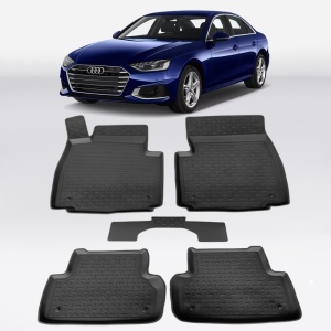 Covoare AUDI A4 B9 (8W) 2016-2025 - tip tavita - 100% cauciuc - SEINTEX